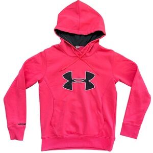 Under Armour Women’s Neon Pink Breast Cancer Awareness Storm Hoodie Sz: Small